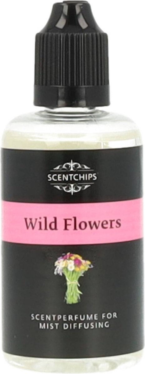 Goedkoopste Scentchips® Wildflowers - Geurolie Voor Aromadiffuser - Geurolie Voor Oliebrander - Navulling Geurbrander - Etherische Olie - Geurverspreiders - Verdamper