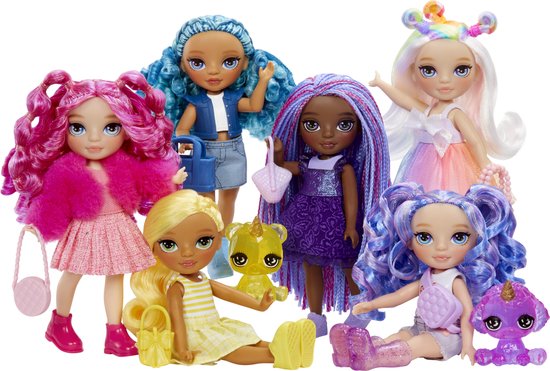 Rainbow High Littles-poppen - Indigo (donkerpaars) — afbeelding 3
