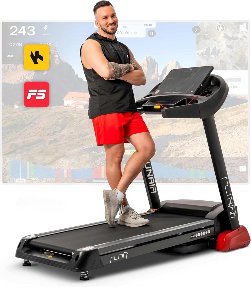 Tapis De Course Pliable Hop-Sport Aspire HS-2500LB - Moteur 3 CV, Vitesse Max 18 Km/h, Surface 50x125 Cm