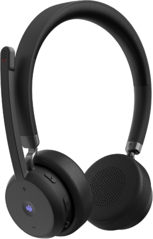 Lenovo Wireless VoIP On Ear headset Computer Bluetooth Stereo Zwart Ruisonderdrukking (microfoon) Headset, Microfoon ui