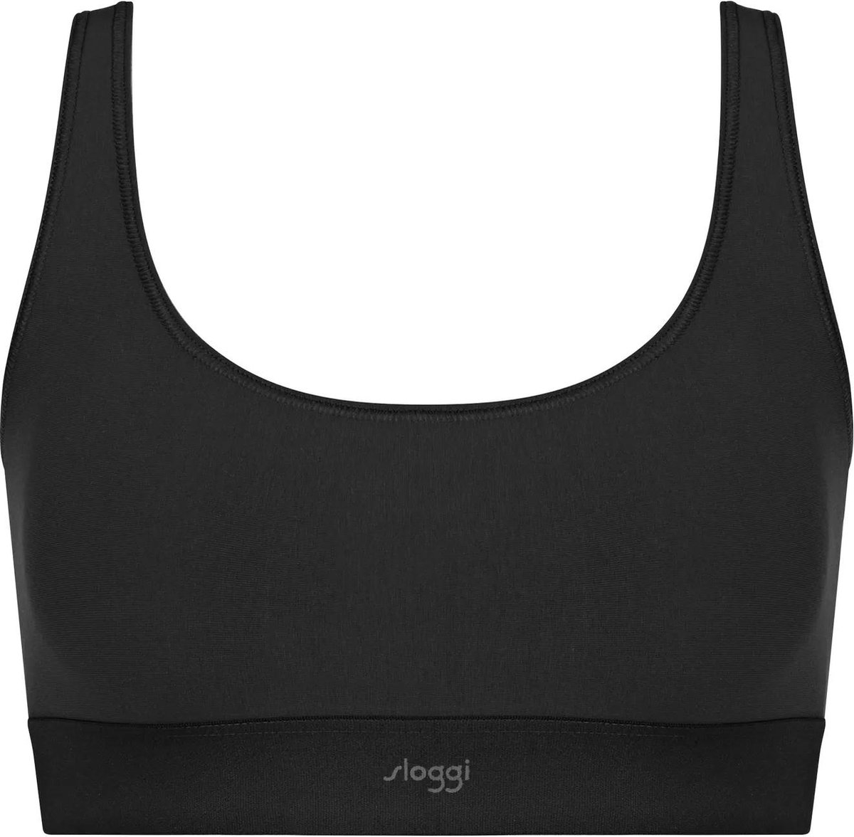 sloggi EVER Ease Top Dames Beha - Zwart - Maat S