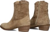 Notre-V 08-180 Enkellaarsjes - Enkelboots met rits - Dames - Camel - Maat 39