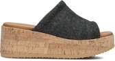 VIA VAI Sissel Ryde Slippers - Dames - Zwart - Maat 41