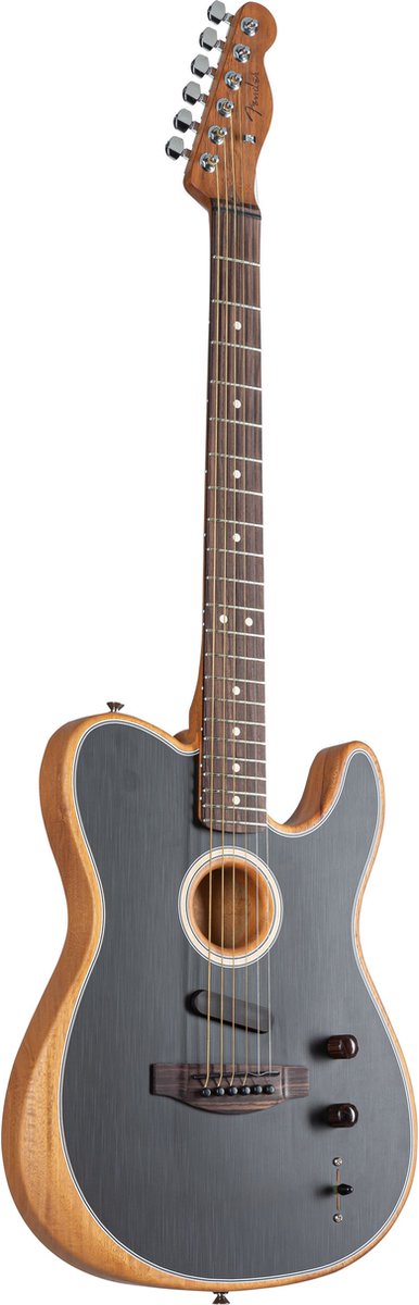 Fender Acoustasonic Player Telecaster Brushed Black met gigbag