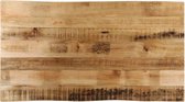 vidaXL - Tafelblad - met - natuurlijke - rand - 100x60x2,5 - cm - massief - mangohout