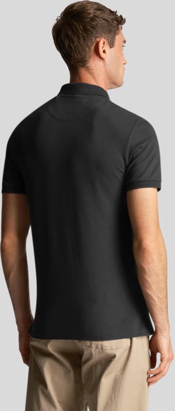 Lyle & Scott Polos & T-shirts Homme Polo uni - Grijs - Taille XS