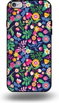 Smartphonica Coque de téléphone pour iPhone 6/6s Plus avec imprimé floral - Coque arrière en TPU avec motif floral pour iPhone 6/6s Plus