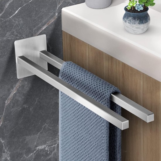 Kon-fort Home Handdoekhouder 30 cm voor het boren in de badkamer Kon-fort Home Handdoekhouder 30 cm voor het boren in de badkamer