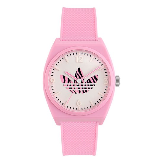 Adidas Originals Project Two Grfx AOST23553 Horloge - Resin - Roze - Ø 38 mm