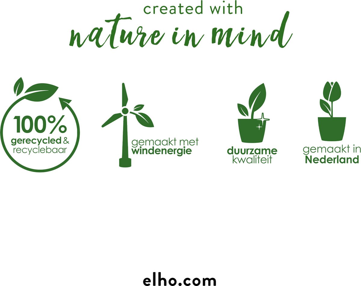 Elho Vivo Next Long 60 - Indoor & Outdoor Rectangular Planter
