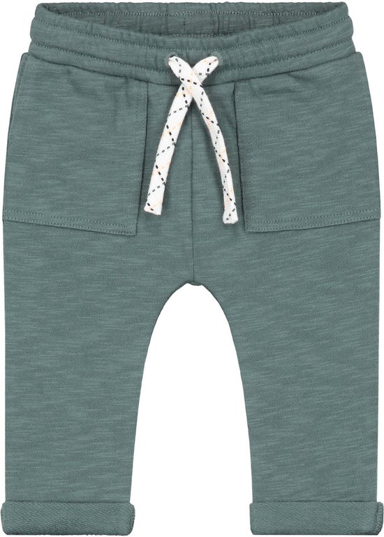 Prénatal baby broek - Jongens - Dark Green Blue - Maat 62