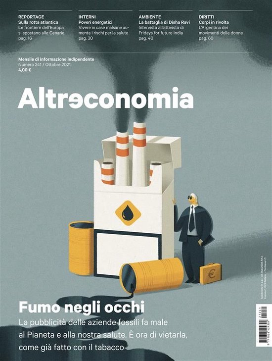 Altreconomia 241 - Ottobre 2021 - cover