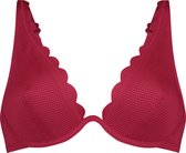 Hunkemöller Niet-voorgevormde beugel bikinitop Scallop Roze D90