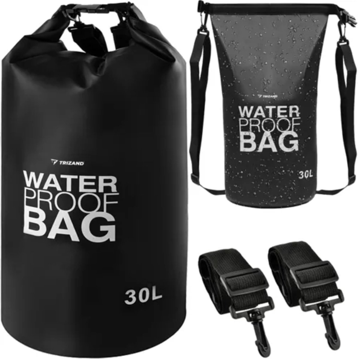Trizand Waterdichte Tas 30L - Duurzaam en Betrouwbaar voor Buitenactiviteiten