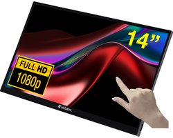 Touch Screen Monitor Verbatim 14" FHD IPS 1920 x 1080 px
