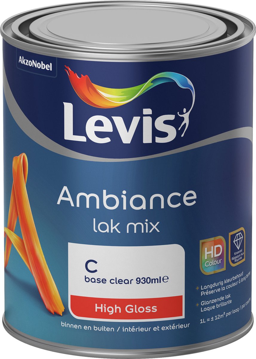 Levis Ambiance Lak High Gloss Mix - Cracked Mud - 1 L