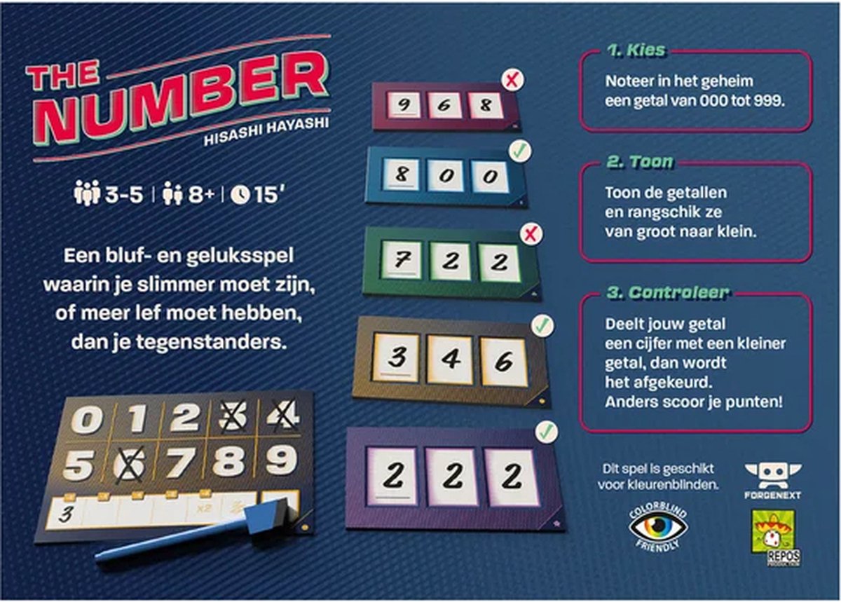 The Number - Bordspel — cadeau in Partyspellen - foto 7