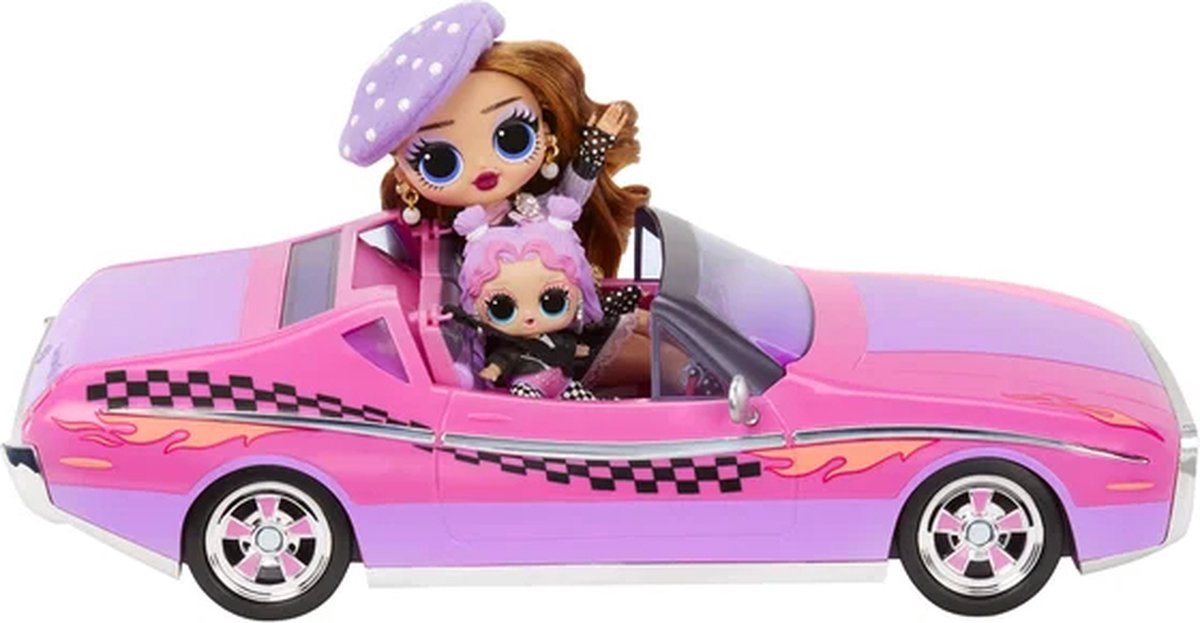 L.O.L. Surprise City Cruiser Auto - Roze/paarse cabrio - Met exclusieve minipop - Met modepop — afbeelding 11