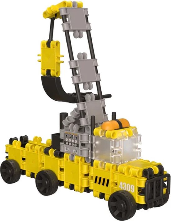 Clics Builders 5-in-1 bouwblokken– DUURZAAM SPEELGOED gemaakt van GERECYCLEERDE kunststof- bouwset 5 in 1 - speelgoed 4,5,6,7,8 jaar jongens en meisjes- educatief speelgoed- Montessori speelgoed- constructie speelgoed
