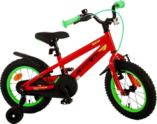 Volare Rocky Kinderfiets - Jongens - 14 inch - Rood van Volare — afbeelding 3