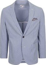 Suitable Colbert Lind Strepen Blauw - Maat 48 - Heren blazer