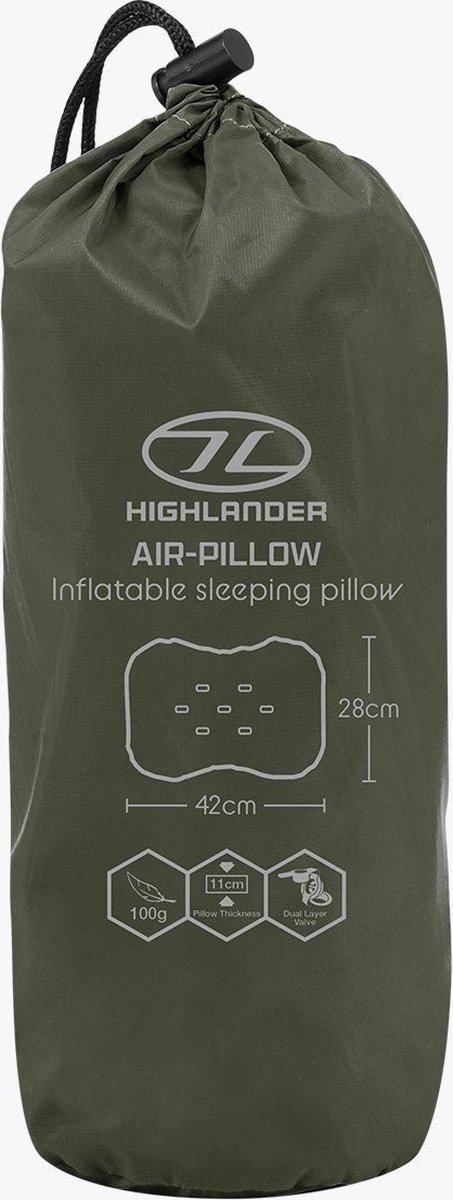 Highlander AIR PILLOW - OLIVE van HI — afbeelding 3