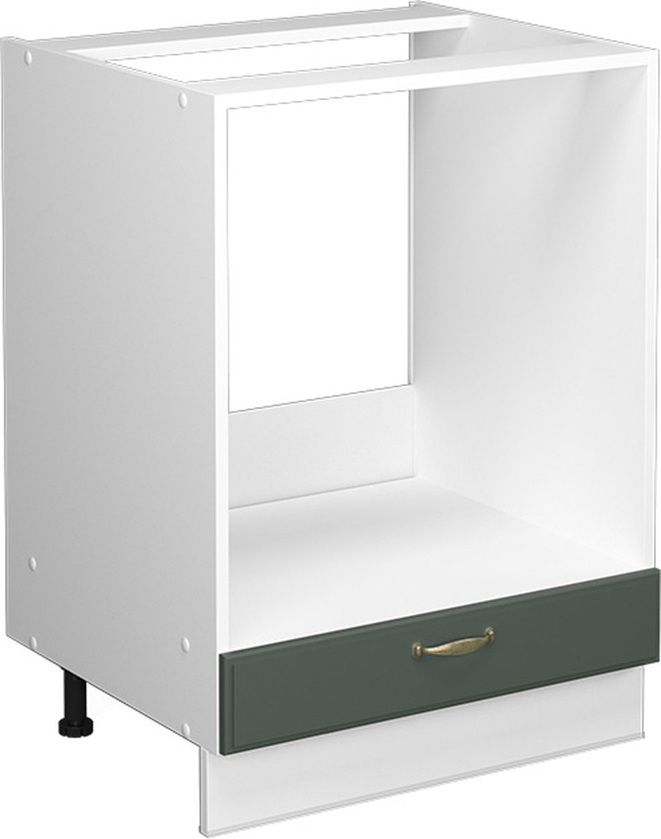 Vicco Fame-Line Ovenombouwkast – 60 cm, WB Eik Groen-Goud Landhuis Groen-Goud landelijk/Wit