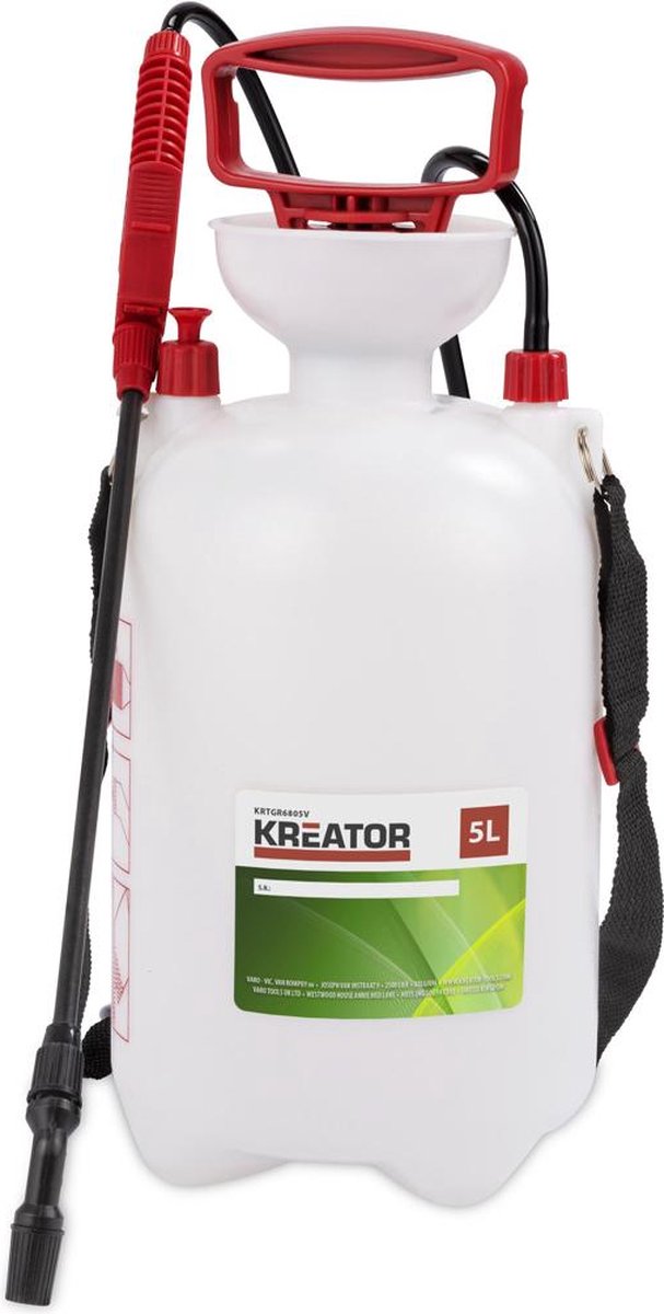 Kreator KRTGR6805V Druksproeier - zuurbestendig - 5L van Merkloos	 — afbeelding 4