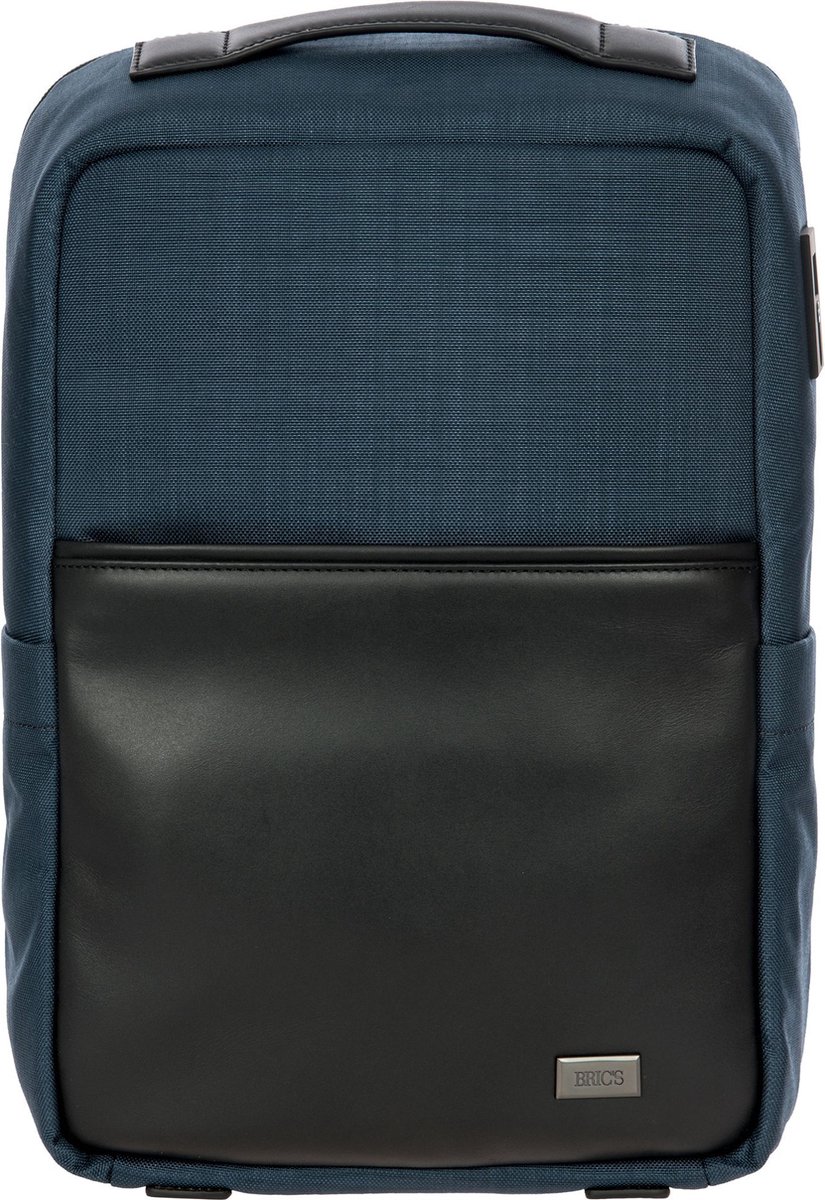 BRIC'S Laptop rugzak Rugzak met laptopvak Monza Backpack Navy Blue / Black Donkerblauw