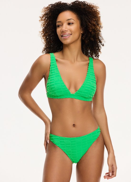 Shiwi Bikini set AMY FIXED TRIANGLE SET STRUCTURE - green geo structure - 40