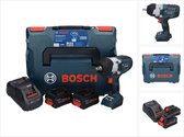 Bosch GDS 18V-1000 C Professionele accu-slagmoersleutel 18 V 1000 Nm BITURBO Brushless + 2x ProCORE oplaadbare accu 5,5 Ah + lader + GCY 42 Bluetooth-module + L-Boxx