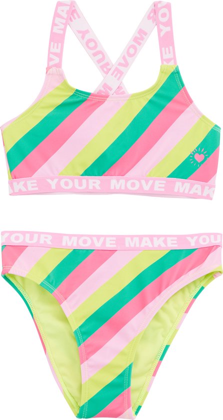 WE Fashion Meisjes bikini met dessin