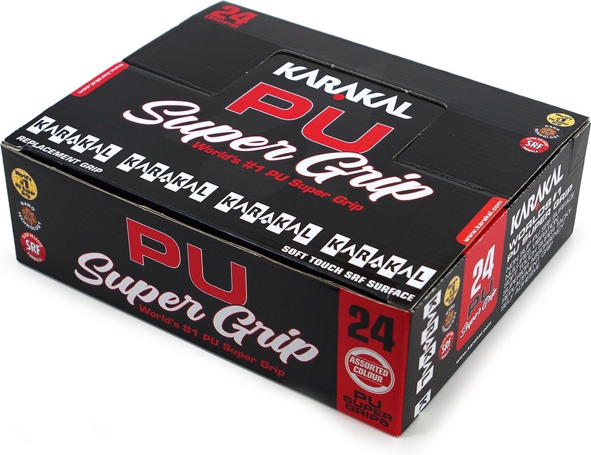 Karakal Coloured PU Super Grip (Box of 24)