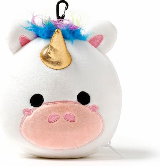 Puckator - Resteazzz - Nekkussen met Slaapmasker - Unicorn - Eenhoorn - rond nekkussen - Neksteun voor Reis Vliegtuig/Auto/Bus van Puckator — afbeelding 2
