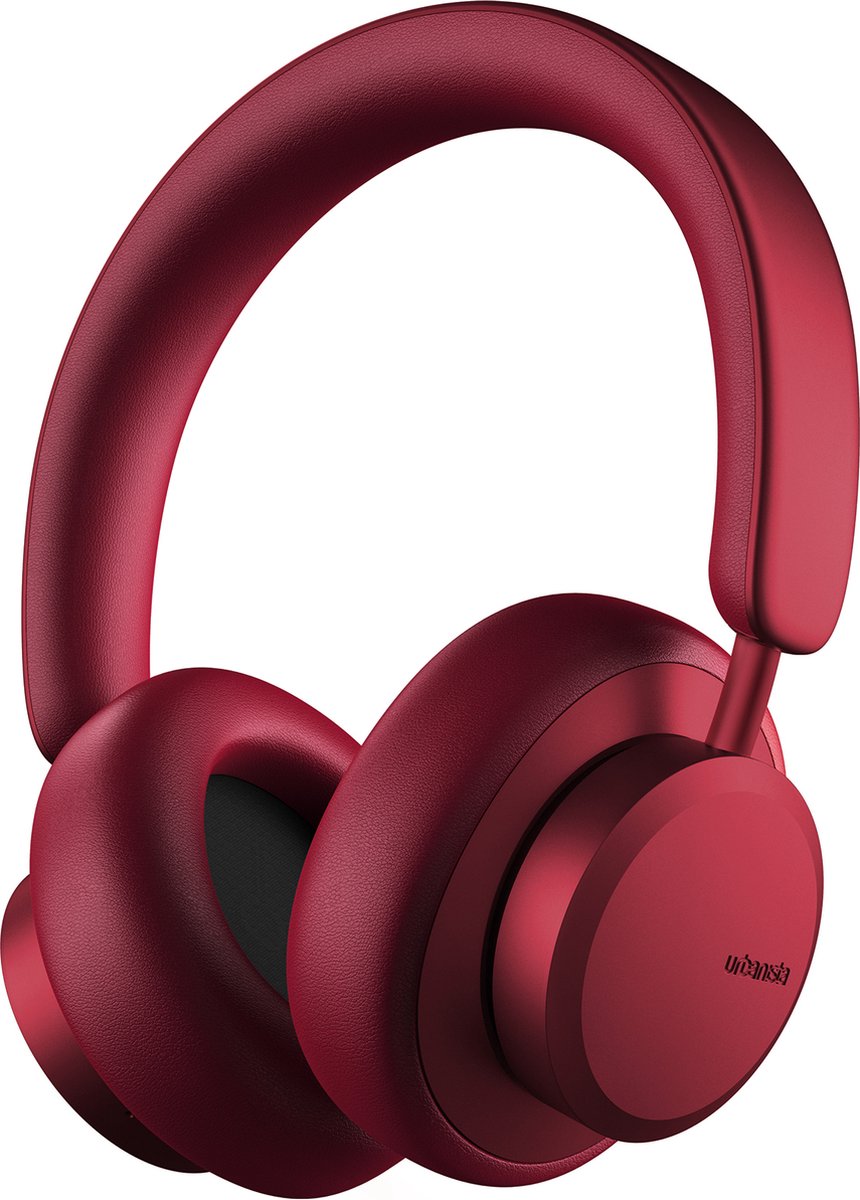 Urbanista Miami Midnight Over-Ear Bluetooth Hoofdtelefoon Active Noise Cancellation - Robijn Rood