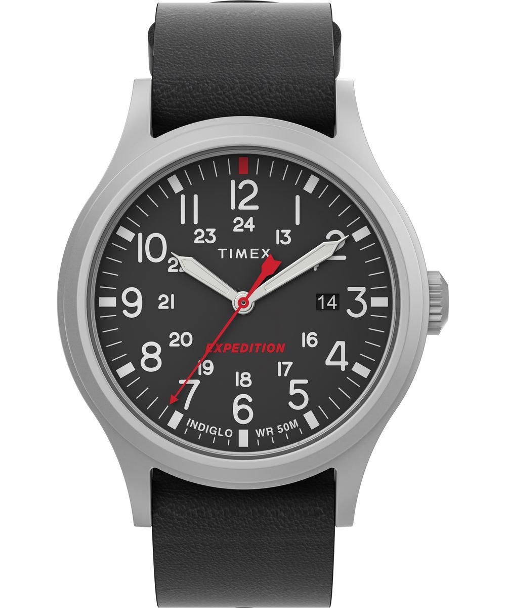 Timex Expedition North Sierra TW2V07500 Horloge - Leer - Zwart - Ø 40 mm