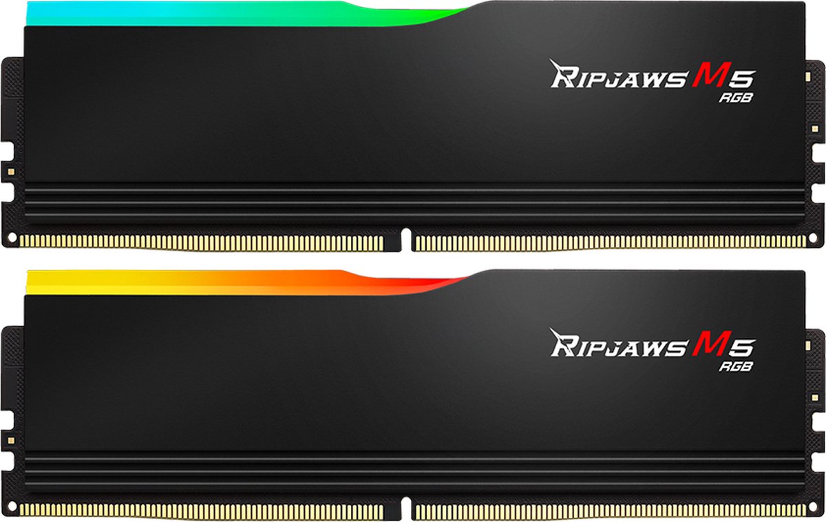 G.Skill 64 GB DDR5-6400 Kit werkgeheugen F5-6400J3239G32GX2-RM5RK, Ripjaws M5 RGB, XMP