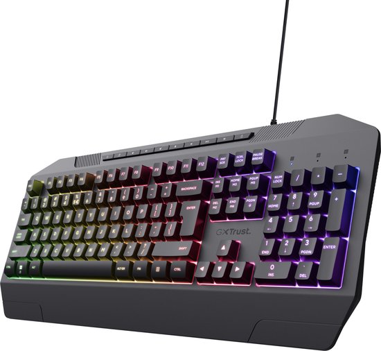 Clavier de Jeux Trust GXT 836 Evocx USB AZERTY Zwart