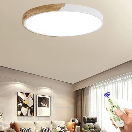 LED dimbare plafondlamp op stang LED/80W/230V 3000-6500K goud DO