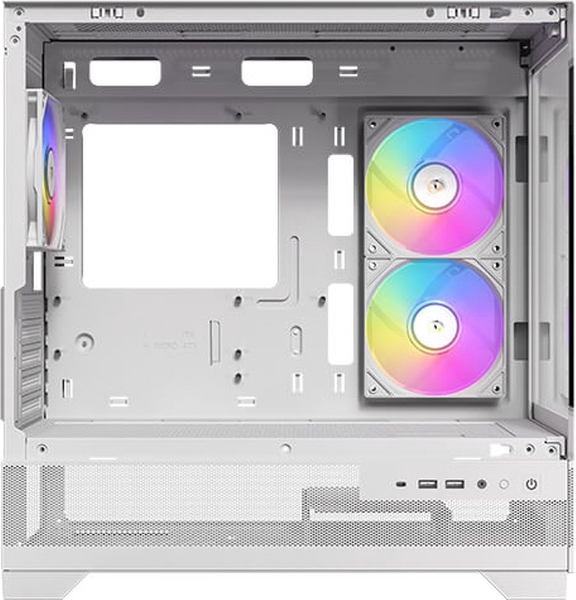 Antec CX500M RGB tower behuizing 2x USB-A | 1x USB-C | Tempered Glass