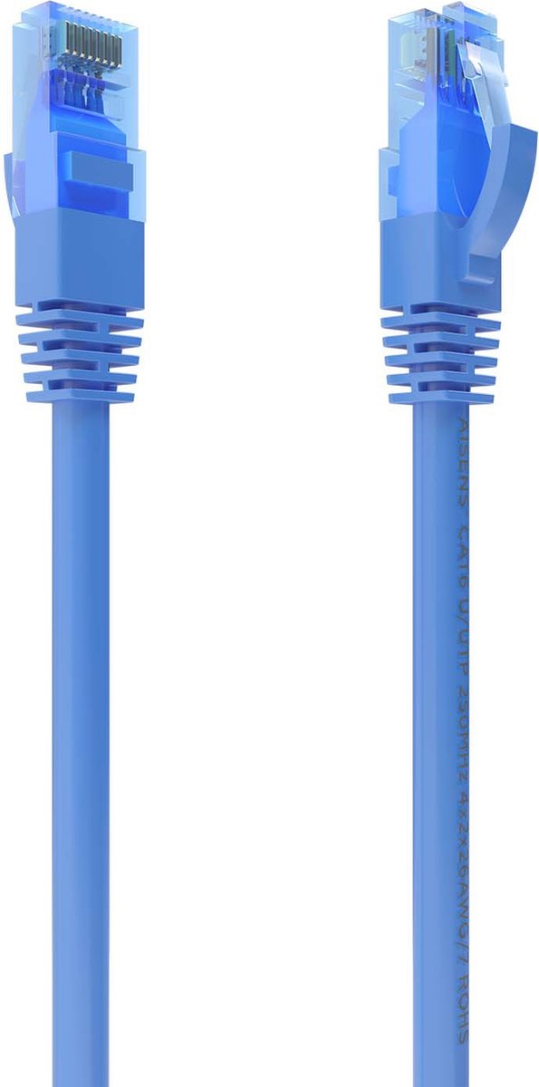 AISENS A135-0797 netwerkkabel Blauw 0,5 m Cat6 U/UTP (UTP)