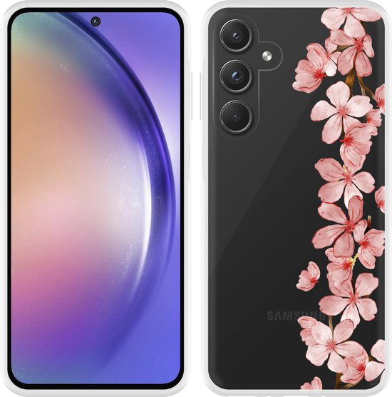 Foto: Cazy hoesje geschikt voor samsung galaxy a55 flower branch