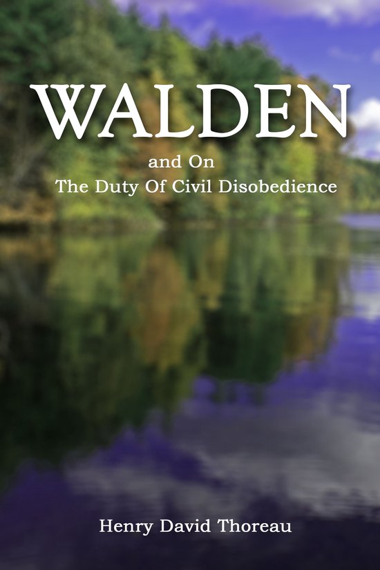 Walden and On The Duty Of Civil Disobedience - cover