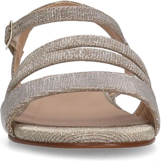 Gouden Sandalen Met Hak Glitter Sandalen Dames Naaldhak Slippers