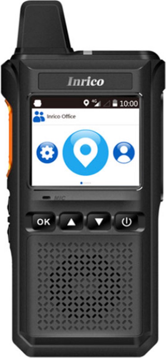 Inrico T710A IP54 compacte 4G LTE POC Zello Portofoon GPS, Wifi en Bluetooth