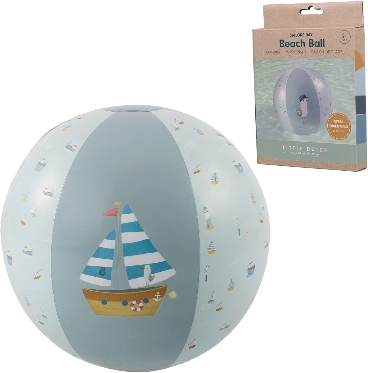Little Dutch Strandbal Sailors Bay 50cm