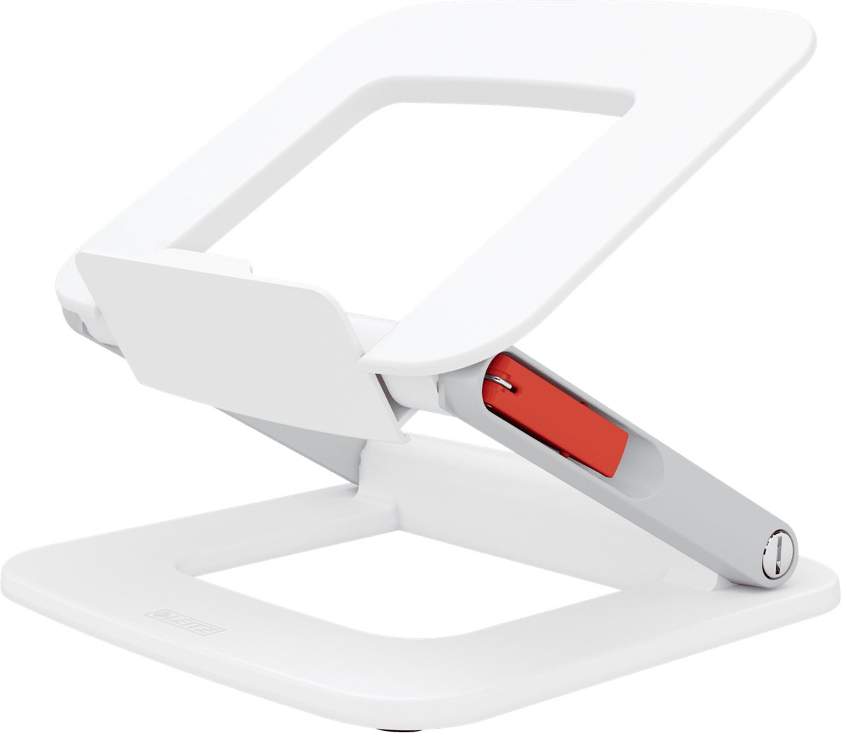 Leitz Ergo Verstelbare Laptopstandaard - Voor Thuiswerken - Met 6 Hoogte- en Hoekcombinaties - Wit