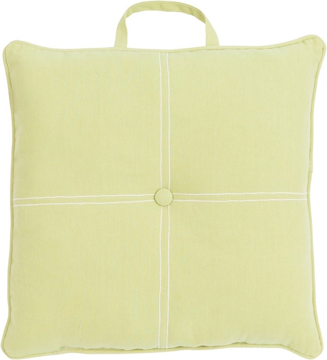 Linen & More Jilly Nile Groen Mattress Handle | 40 X 40 | Sierkussen Voor Woonkamer Of Slaapkamer