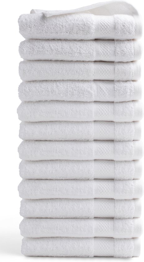 Serviette Hotel - 12 pièces - 50x100 - blanc