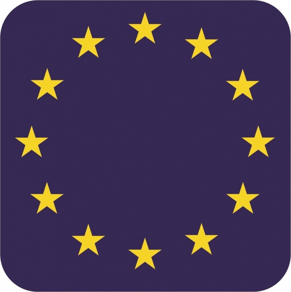 Bierviltjes Europa - 60x stuks - vierkant - landenthema - 9 x 9 cm - onderzetter